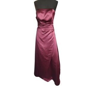 David's Bridal Burgundy Dress Women's Size 4